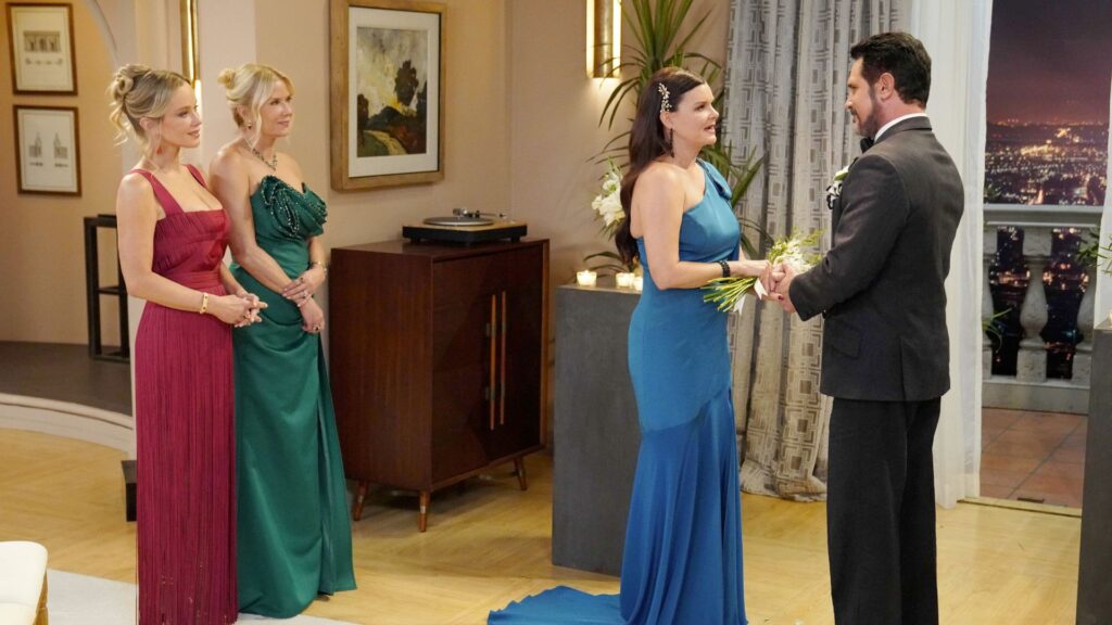 Bill and Katie get married on The Bold and the Beautiful spoilers