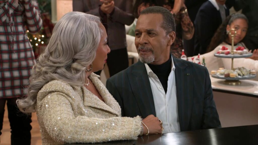 Clifton Davis as Vernon Dupree serenades Anita (Tamara Tunie) on Beyond the Gates with Never Can Say Goodbye | Photos: CBS/YouTube