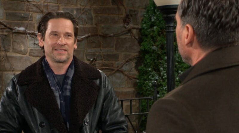 Joshua Morrow as Nick Newman and Roger Howarth as Matt Clark on The Young and the Restless recap
