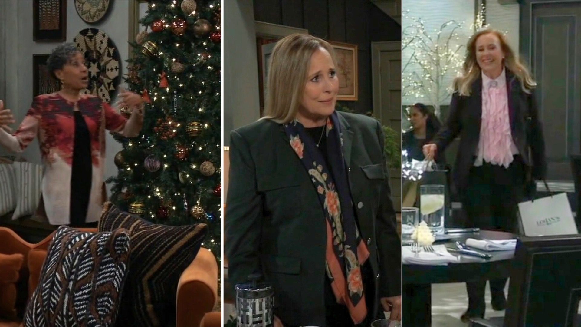 Stella and Laura on General Hospital fashion