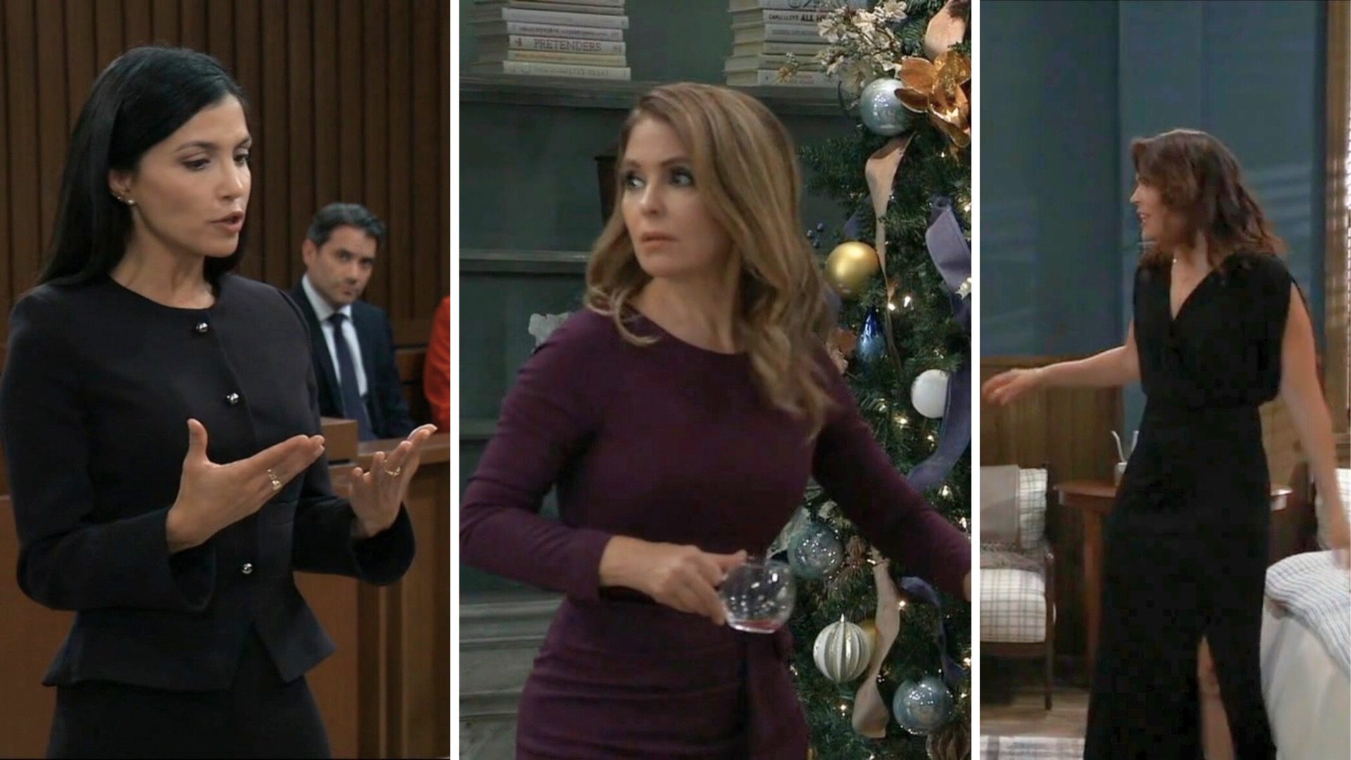 Justine, Olivia, and Britt on General Hospital