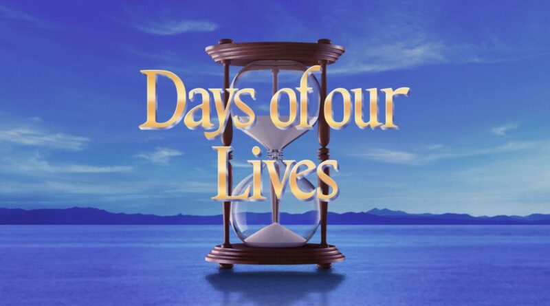 Like sands through the hourglass so are the Days of our Lives logo