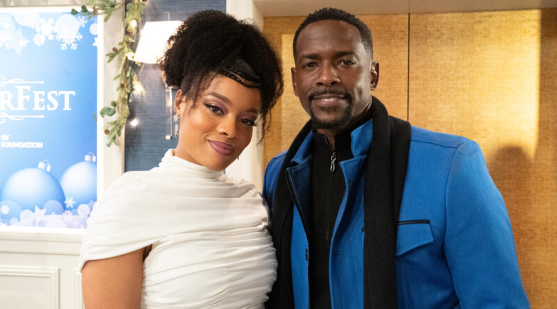 Behind the scenes at Winterfest on Beyond the Gates | Photo: Chris Reel/CBS