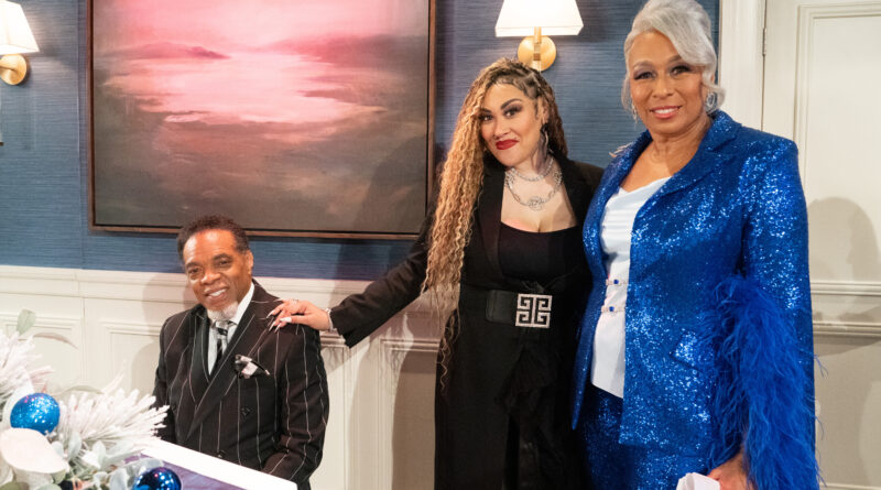 Behind the scenes at Winterfest on Beyond the Gates | Photo: Chris Reel/CBS