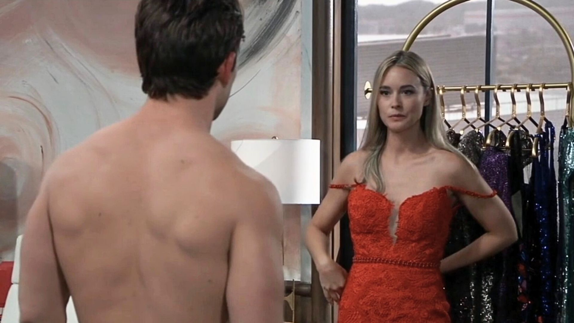 Michael and Jacinda undress in Nina's office on General Hospital recap