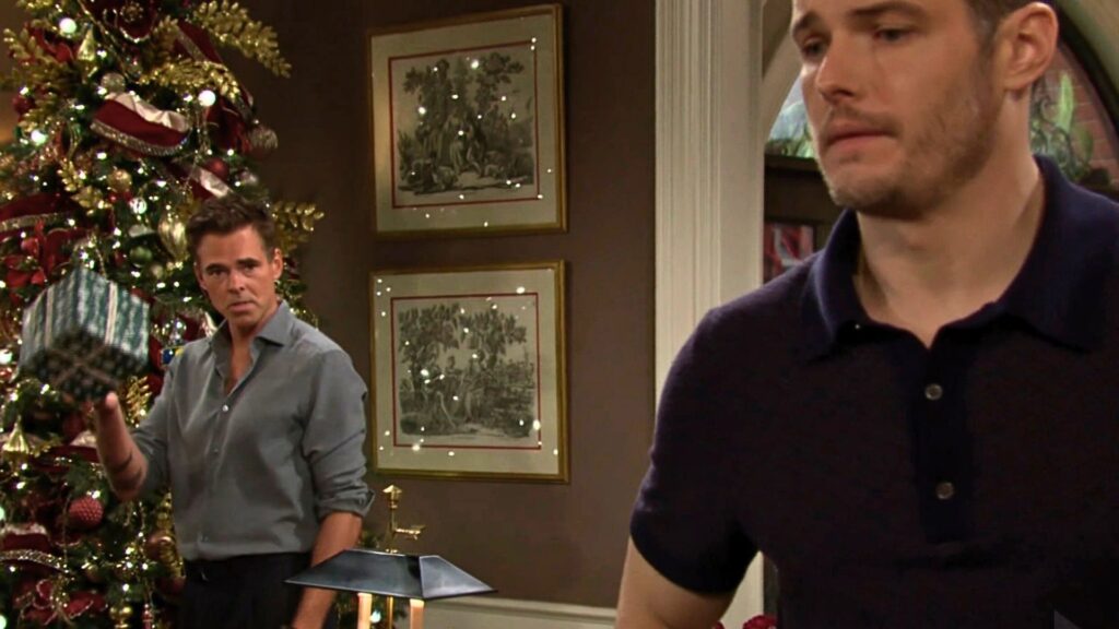 Jason Thompson as Billy Abbott and Michael Mealor as Kyle Abbott on The Young and the Restless recap
