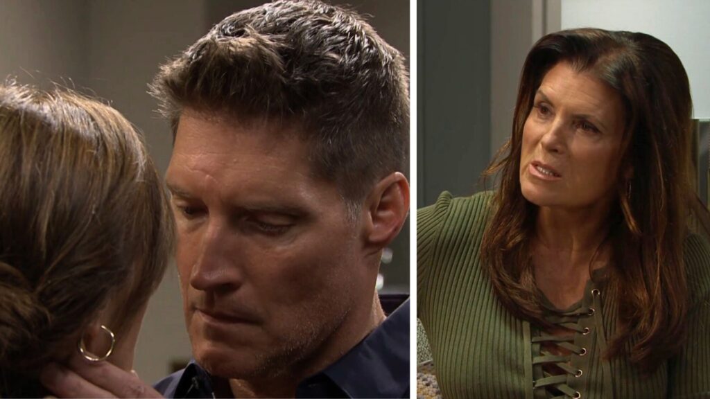 Deacon and Taylor, and Sheila on The Bold and the Beautiful