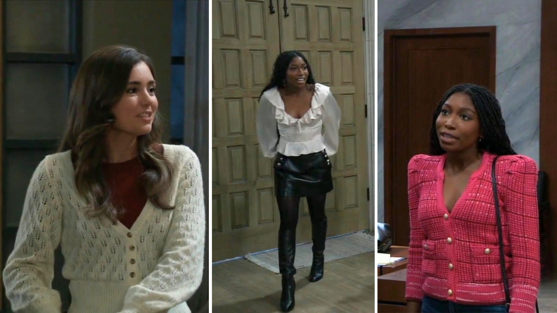 Emma and Trina on General Hospital fashion