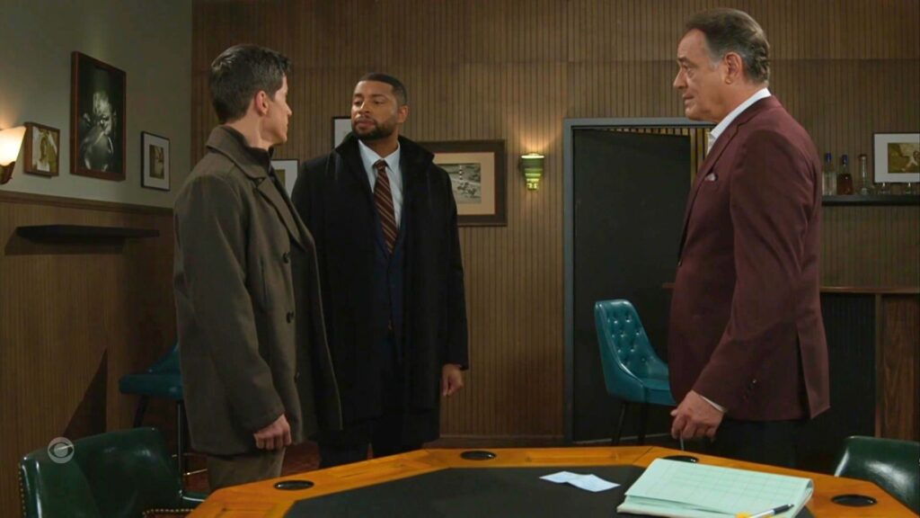 Martin walks in as Smitty confronts Joey on Beyond the Gates