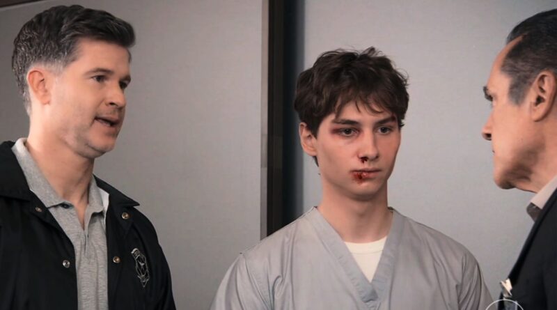 Sonny talks to guard after Rocco is beaten up on General Hospital