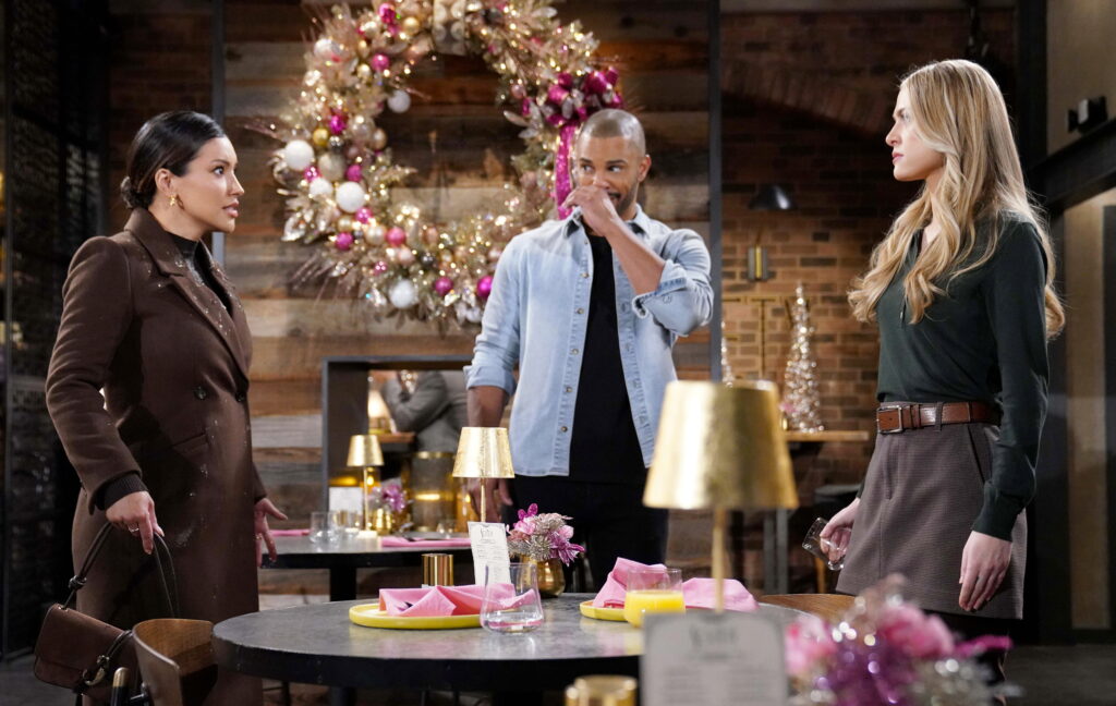 Audra, Holden, and Claire on The Young and the Restless spoilers