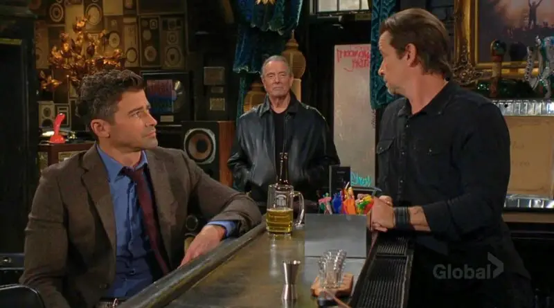 Detective Burrow, Victor Newman, and Matt Clark on The Young and the Restless recap