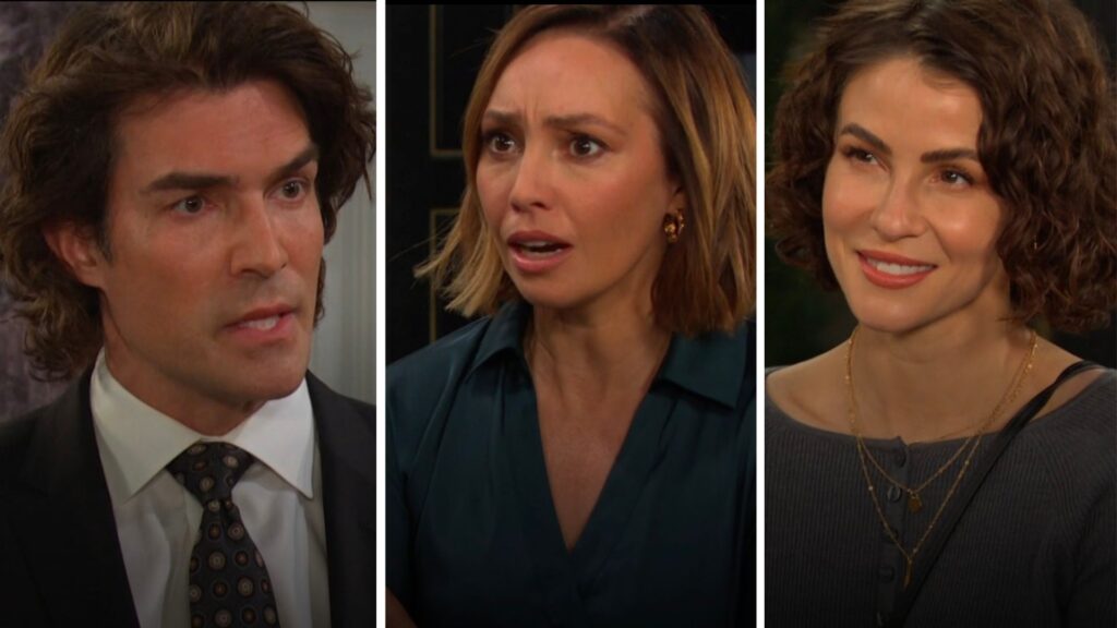 Dimitri, Gwen, and Sarah on Days of our Lives spoilers