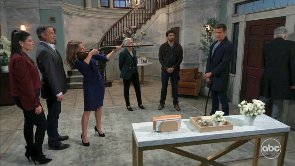 Olivia pulls a gun on Drew and Martin on General Hospital recap
