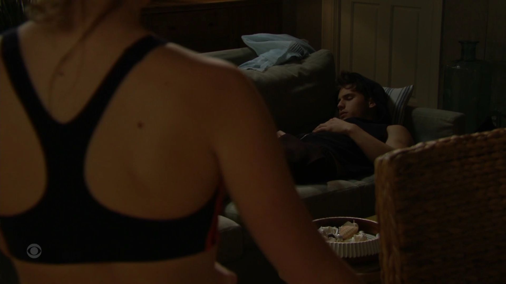 Dylan watches Will sleep on The Bold and the Beautiful recap