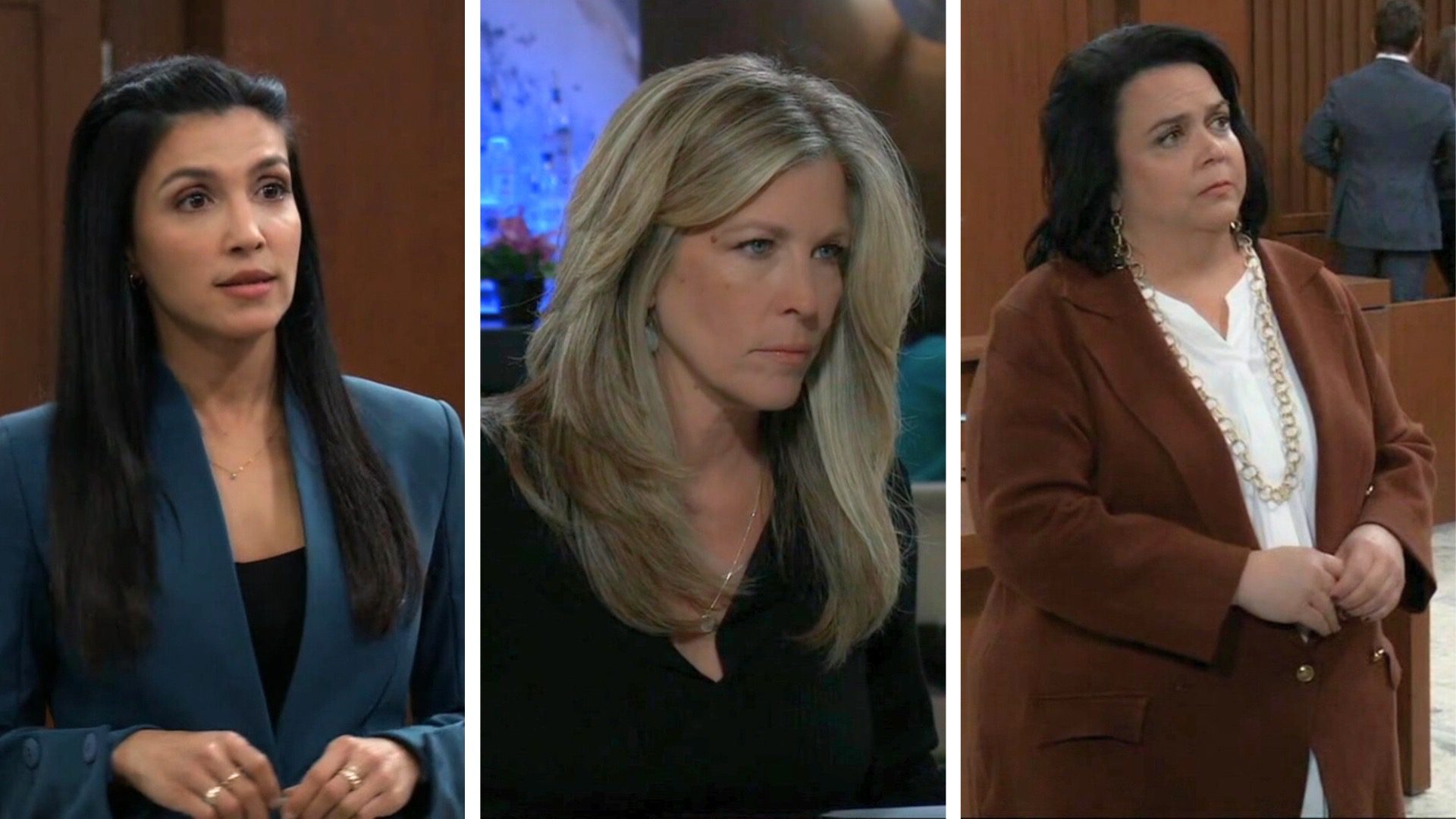 ADA Turner, Carly, and Suzanne on General Hospital | Photos: ABC