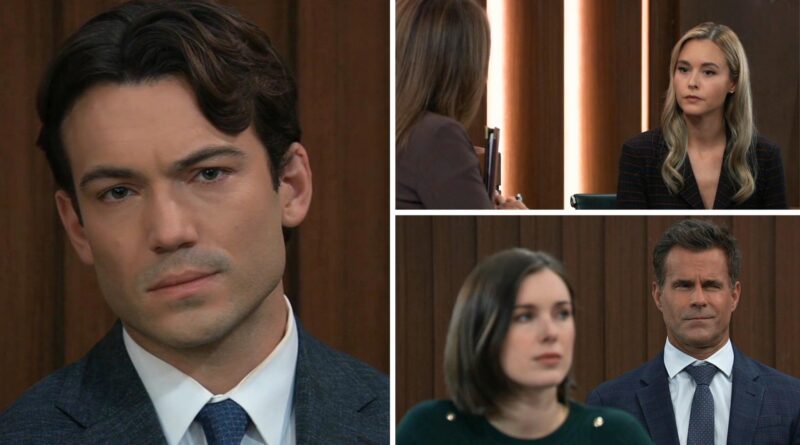 Michael, Willow, Drew, Alexis, and Jacinda in court on General Hospital recap