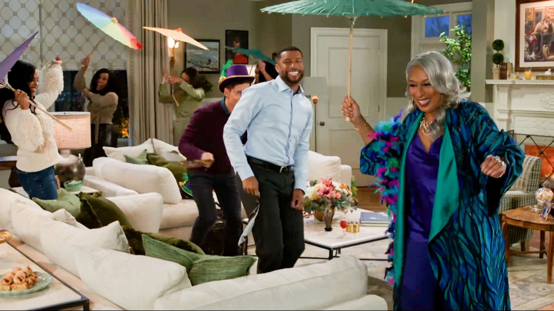 Mardi Gras party with Anita Dupree Beyond the Gates