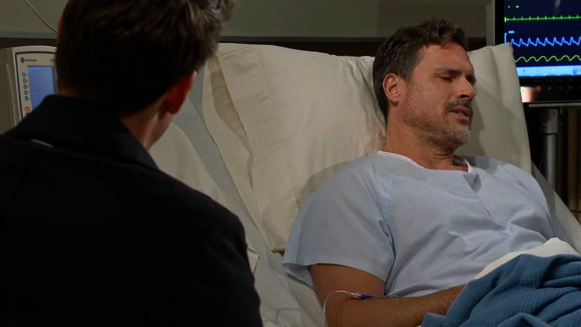 Adam and Nick in the hospital on The Young and the Restless | Photo: CBS