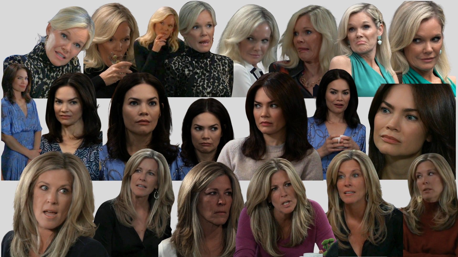 Ava, Elizabeth, and Carly on General Hospital | Photos: ABC