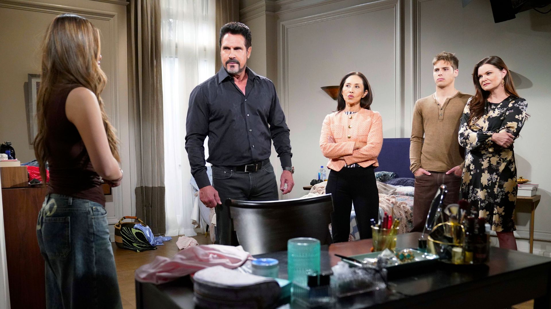 The Spencers during that "crazy Luna stuff" on The Bold and the Beautiful | Photo: JPI