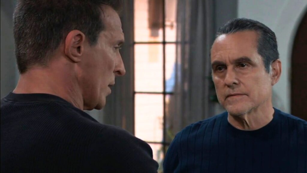 Jason and Sonny analyze Britt's blow up on General Hospital recap