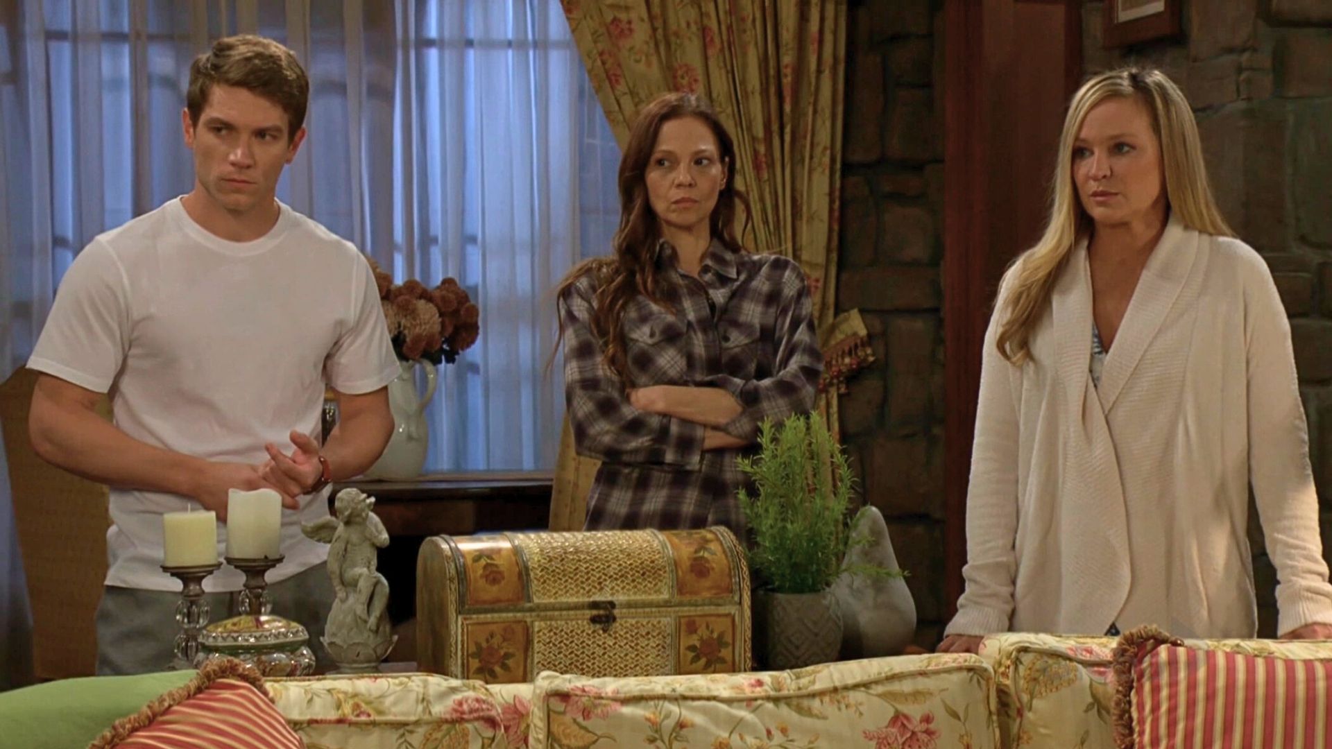 Sharon, Sienna, and Noah on The Young and the Restless