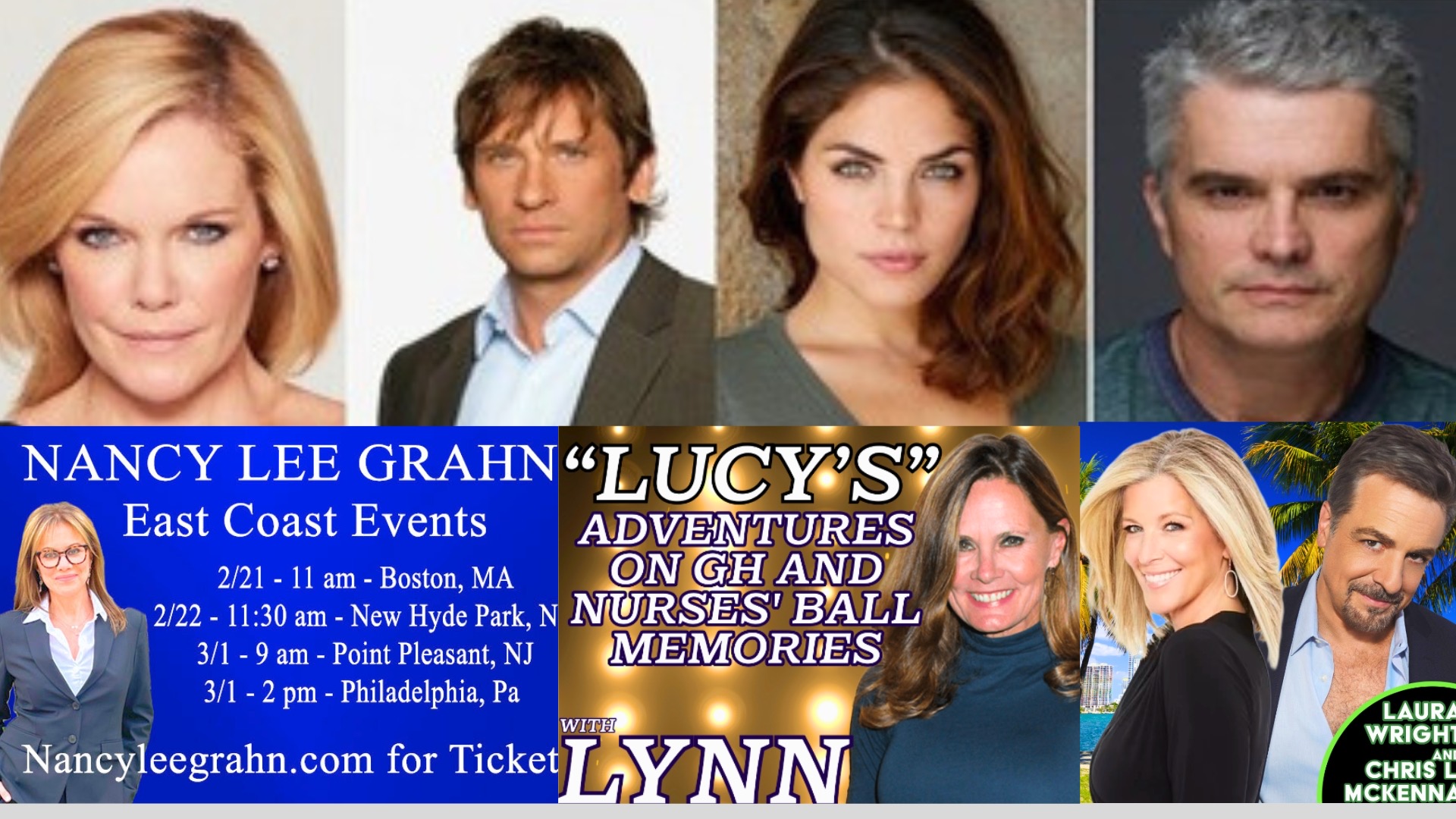 The GH Social Scene by The Soap Scene's Kris Grandinetti-Johnson | Photos: ovationtix.com, nancyleegrahn.com, coastalentertainment.com