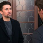 Adam and Cane outside of Chancellor Park Cafe on The Young and the Restless | Photo: CBS