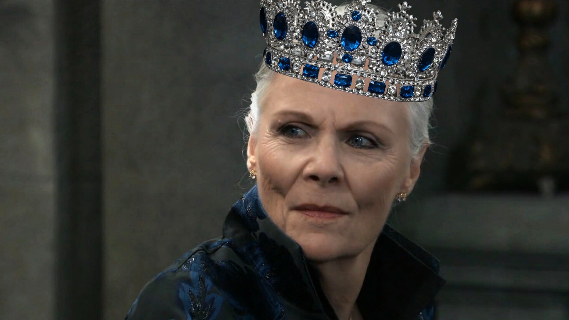 Jane Elliot as Queen Tracy Quartermaine on General Hospital | Original Photo: ABC