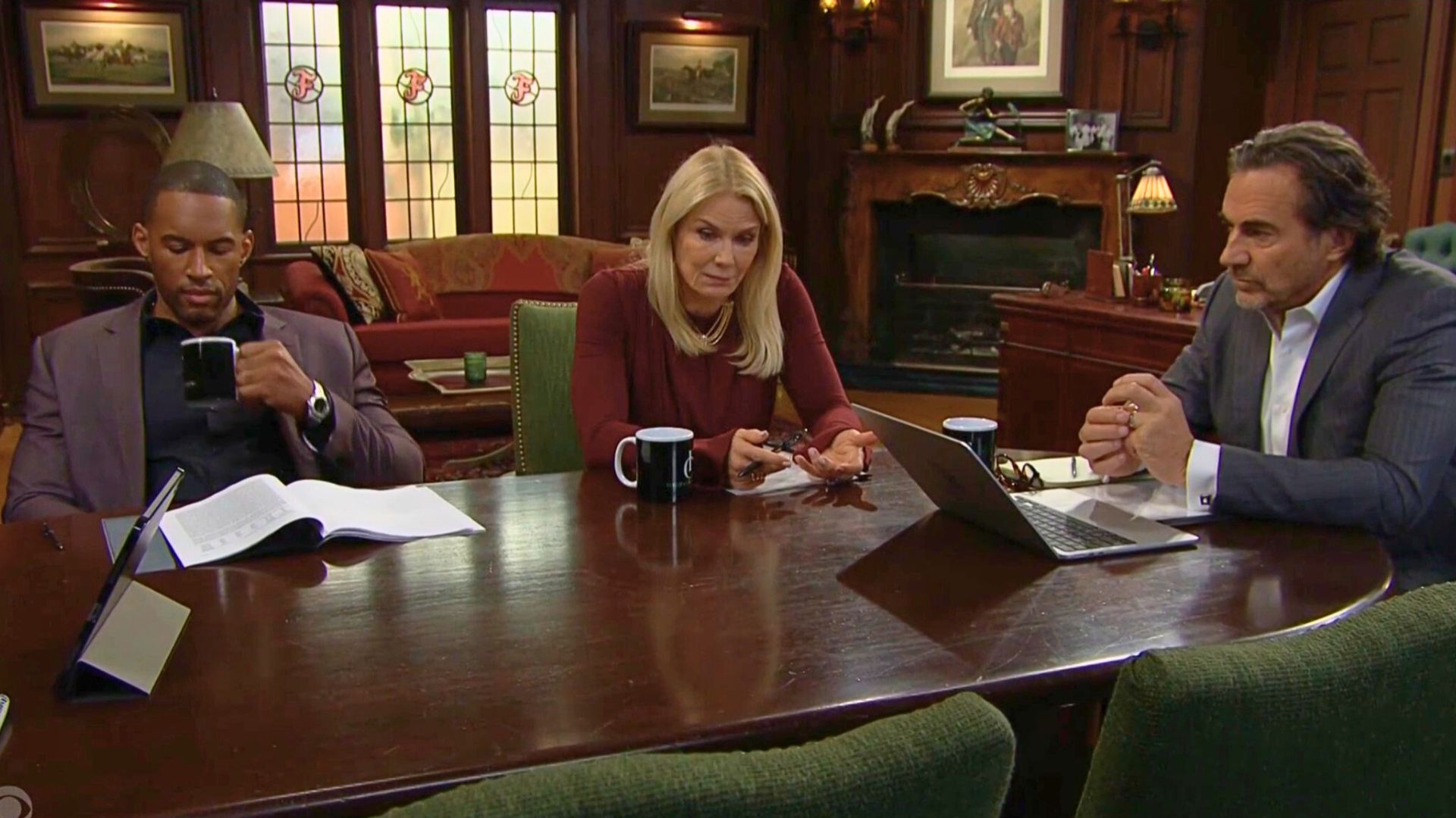 The Forresters discuss Katie's fashion house on The Bold and the Beautiful recap