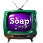 The Soap Scene Logo, a green retro TV with a purple screen